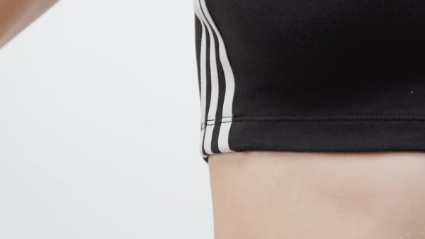 Black Adicolor 3-Stripes Bra Top