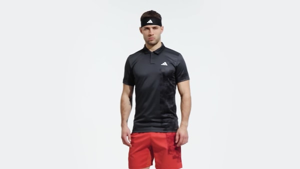 Grau Tennis Paris HEAT.RDY FreeLift Poloshirt