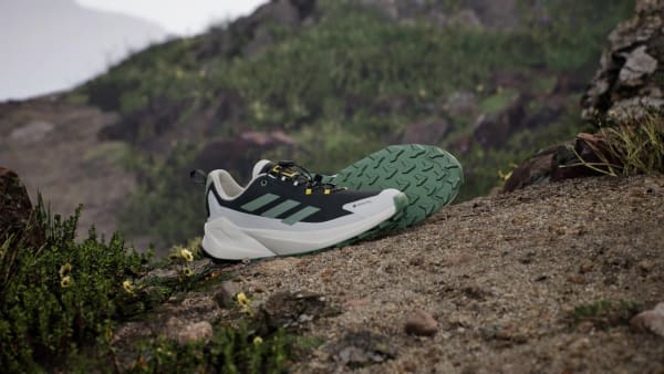 Grey ADIDAS NATIONAL GEOGRAPHIC TERREX TRAILMAKER 2 GORE-TEX HIKING SHOES