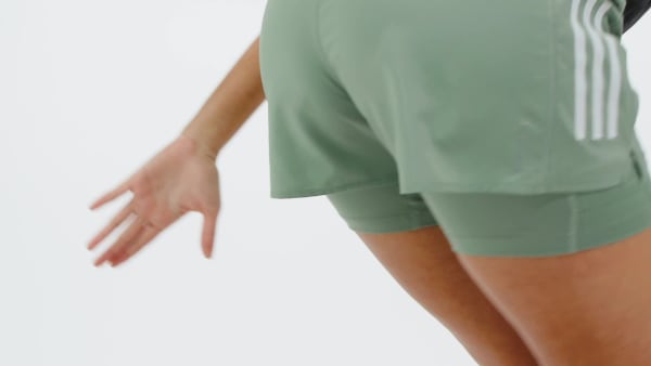 Πράσινο Own the Run Climacool 2-in-1 Shorts