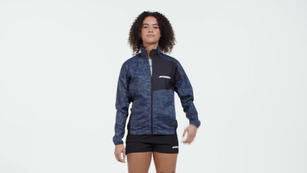 Azul Campera Rompevientos Terrex Trail Running