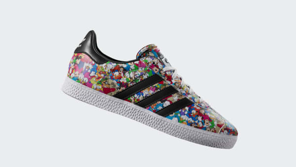 Black adidas x Disney Mickey Gazelle Shoes Kids