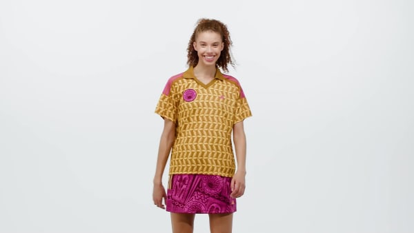 Brown adidas x FARM Shirt