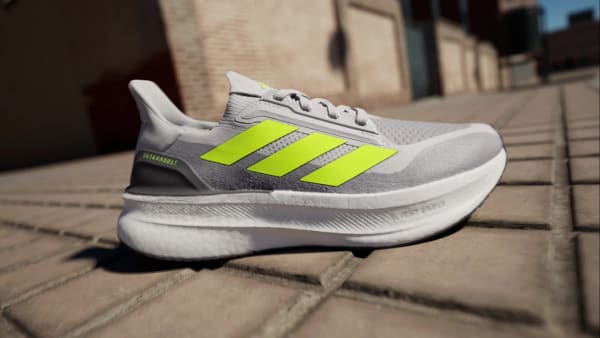 Men's adidas ultra boost running shoes grey cheap