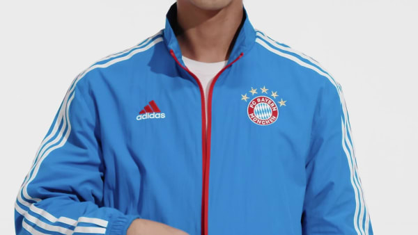 Blue FC Bayern Anthem Jacket