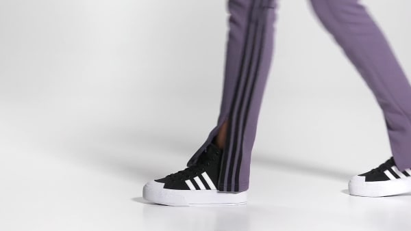 Adidas Bravada 2.0 Mid Black & White Platform Shoes