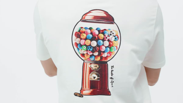 Blanco PLAYERA GRAPHIC SNACK BUBBLE GUM