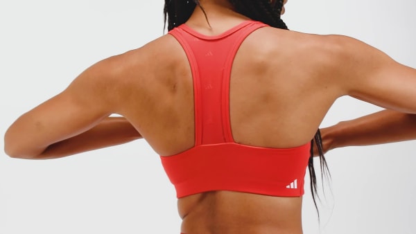 Naranja Sujetador Powerimpact Training Medium-Support Mix Mat Iteration