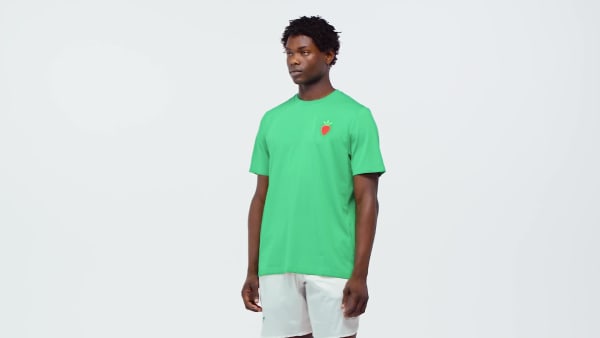 Verde Camiseta estampada de tenis