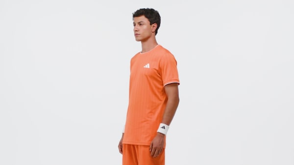 Orange TENNIS CLIMACOOL FREELIFT T-SHIRT PRO