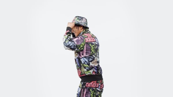 viacfarebná Teplákový top adidas x Jeremy Scott AOP Track