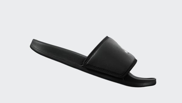Black Adilette Comfort Slides