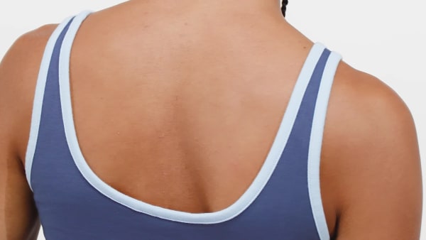 Blue Adicolor 3-Stripes Tank Maxi Dress