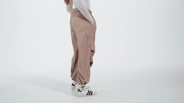 Brown Essentials Ripstop Parachute Pants