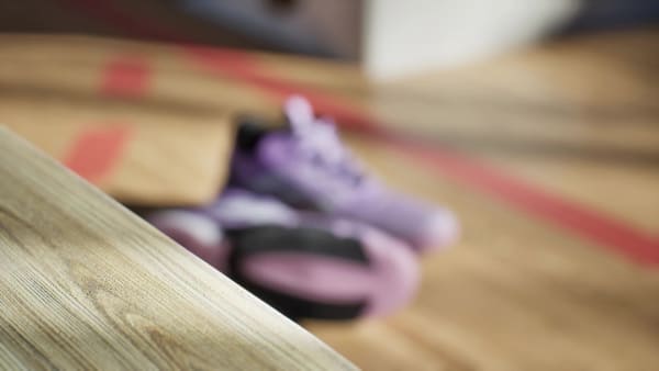 paars Crazyflight 6 Mid Indoor Schoenen