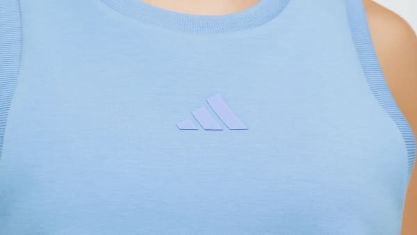 Μπλε Αμάνικη μπλούζα Soft Lux