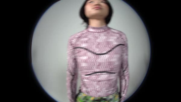 Weiss adidas by Stella McCartney TruePurpose Printed Longsleeve TU912
