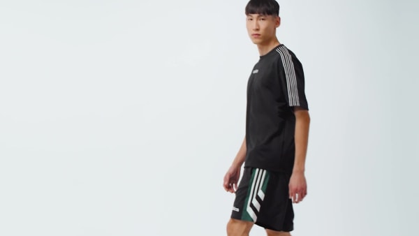 สีดำ กางเกงฟุตบอลขาสั้น 90s