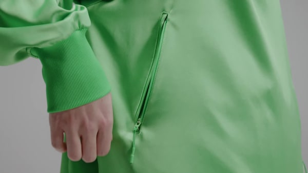 zelená Mikina Classic Tech Silk Half-Zip CX130