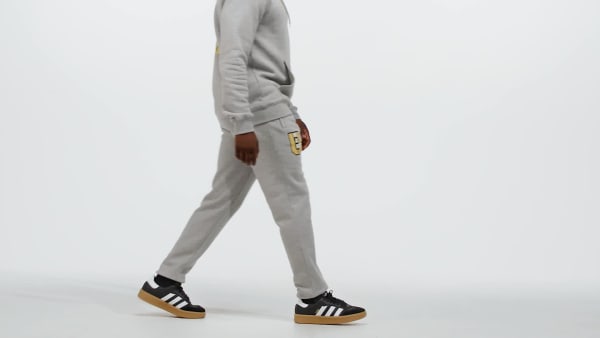 adidas Manchester United VRCT Tracksuit Bottoms Grey adidas