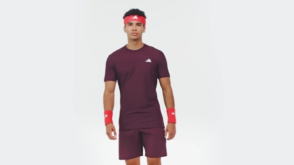 Bordeaux T-shirt da tennis Climacool+ AIRCHILL FreeLift