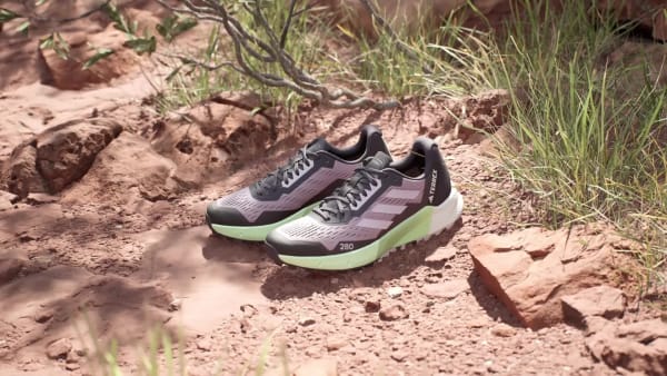 Violeta Tenis de Trail Running Terrex Agravic Flow 2.0