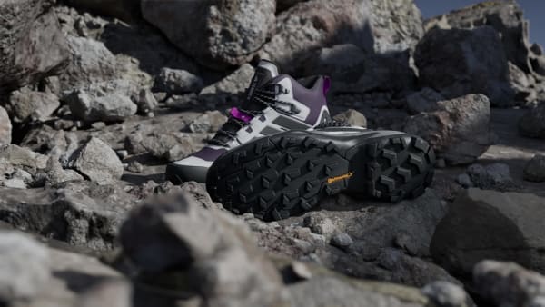Purple Terrex Skychaser Mid GORE-TEX Hiking Shoes