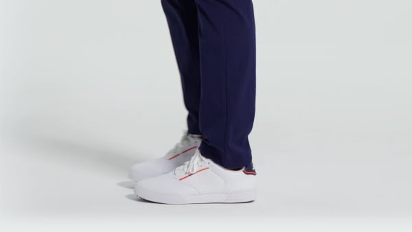 Blanc Chaussure de golf sans crampons Retrocross