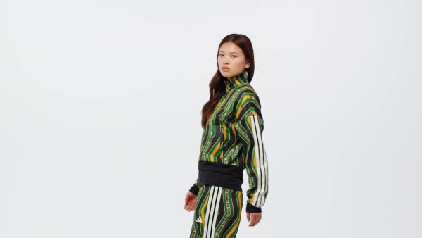 Svart adidas x FARM Tiro träningsjacka