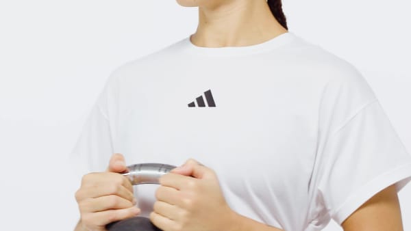 【ADIDAS】Power Tee JX1194 adidas Power Tee - White | Free Shipping with adiClub