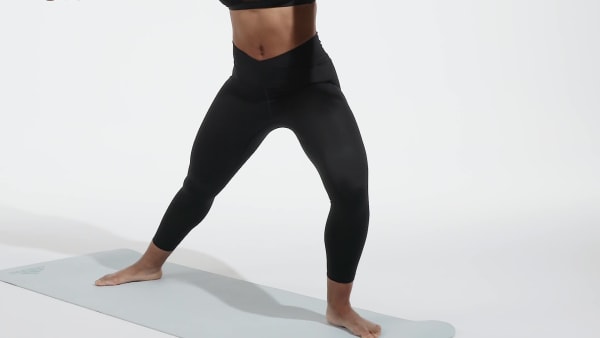 Legging 7/8 adidas Yoga Luxe Studio - Cinza adidas