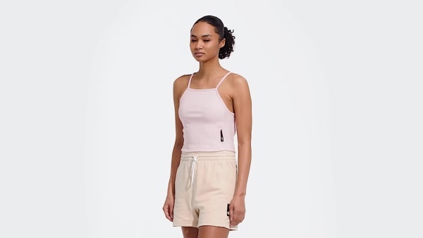 Pink Studio Lounge Rib Tank Top