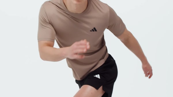 Marron T-SHIRT WORKOUT ESSENTIALS BASE