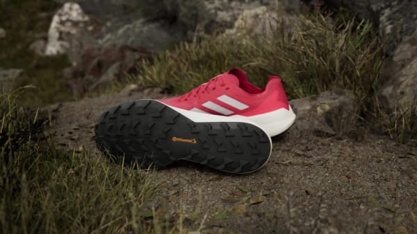 Rot Terrex Agravic Speed Trailrunning-Schuh