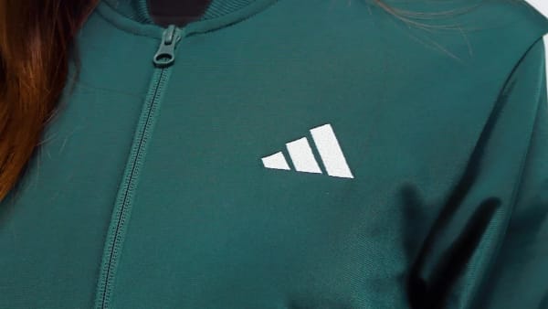Green Essentials 3-Stripes Track Suit