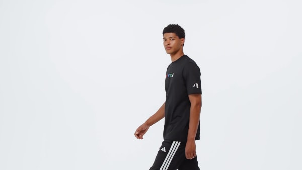 Black FIFA WC MAP GRAPHIC T-SHIRT