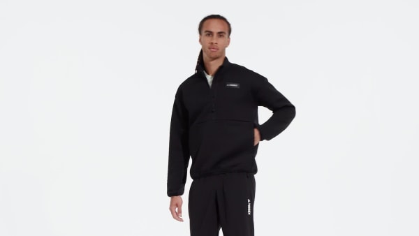 cerná Bunda Terrex Hike Half-Zip Fleece AW041