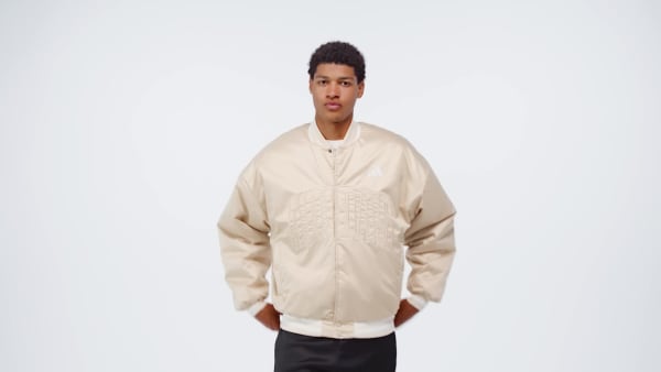 Beige STADIUM INSULATED BOMBERJAKKE