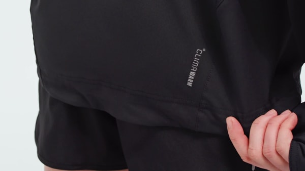 Schwarz Own The Run Winterized Jacke