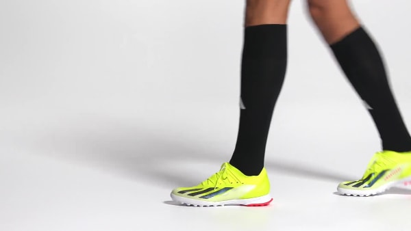Amarillo Calzado de Fútbol X Crazyfast Elite Pasto Sintético