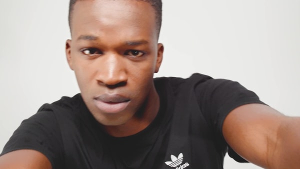 Black Trefoil Essentials Tee