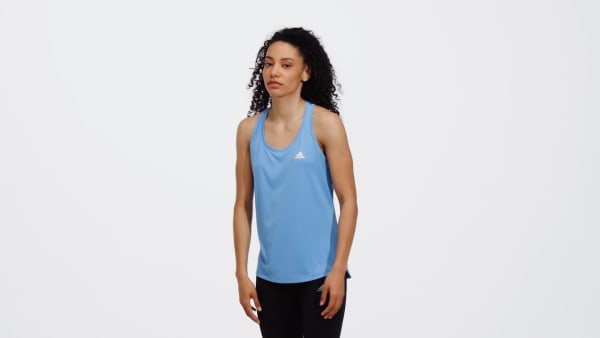 Blue Designed to Move 3-Stripes Sport Tank Top 28836