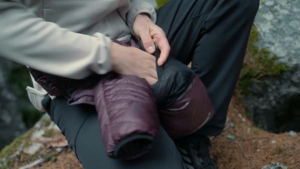 Braun TERREX XPERIOR VARILITE PRIMALOFT HOODED JACKE