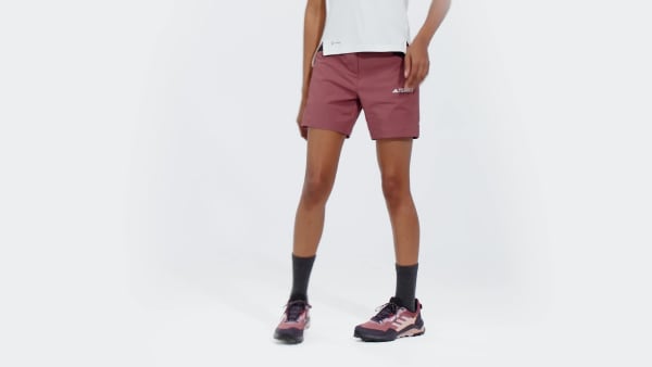 Burgundy Terrex Xperior Mid shorts
