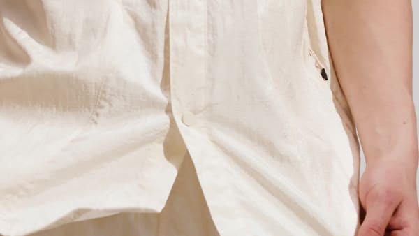 Beige Reveal Short Sleeve Overshirt