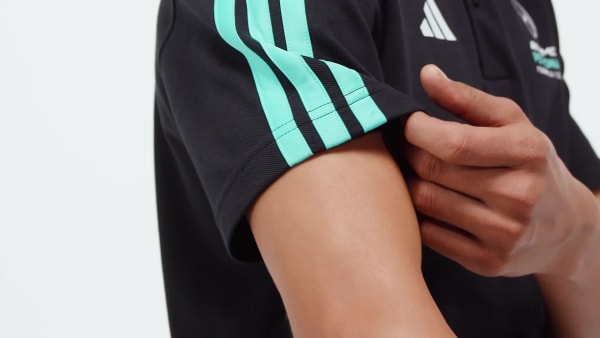Svart MERCEDES - AMG PETRONAS FORMULA 1 TEAM DNA POLO Skjorte