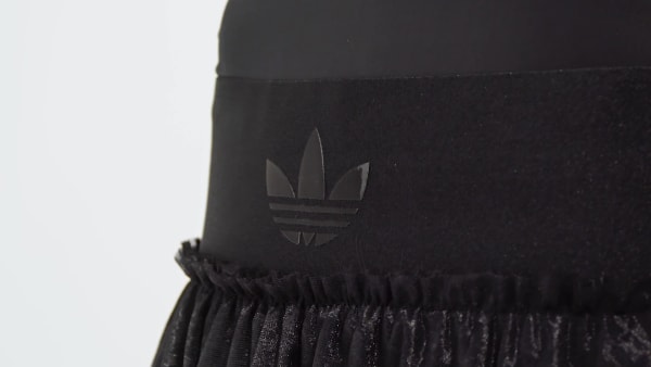 cerná Sukně Waistband Tulle Maxi