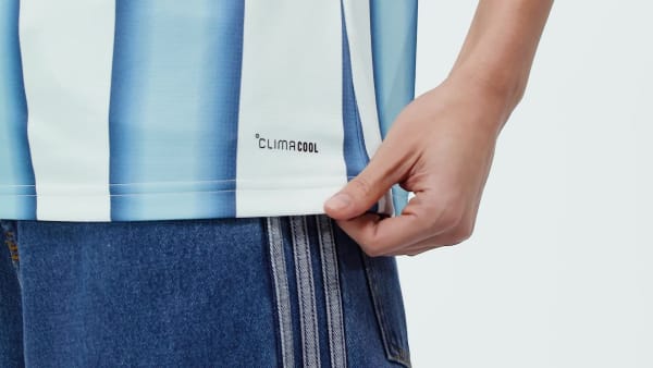 Branco Camisola Principal 26 da Argentina — Messi