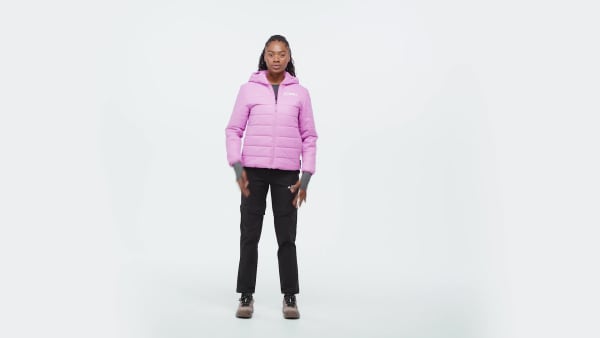 Purple Terrex Multi Essentials CLIMAWARM Insulated Hooded Jacket