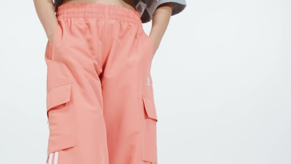 Red Adicolor 3-Stripes Cargo Tracksuit Bottoms